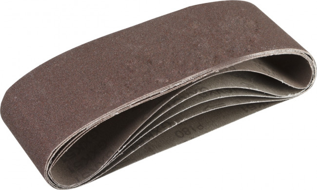 Лента шлифовальная бесконечная ЗУБР "СТАНДАРТ" на тканевой основе, для ЛШМ, P180, 75х533мм, 5 шт,  ( 35342-180 )