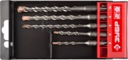 Набор ЗУБР: Буры по бетону, хвостовик "SDS-Plus", двойная спираль, 5х110, 6х110, 6х160, 8х160, 10х160мм, 5шт,  ( 29314-H5 )