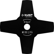 Нож (фреза) для бензо (электро) косы, ЗУБР 70130-4, диаметр 230 мм, 4 лопасти, посадка 25,4 мм,  ( 70130-4 )