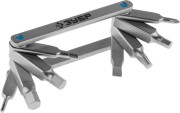 Набор ЗУБР "ЭКСПЕРТ": Ключи имбус,универс,складные,Cr-V,сатинир покрытие,суперкомпактный,HEX,TORX,PH №1,SL 5мм,8-в-1,  ( 27423-H8 )