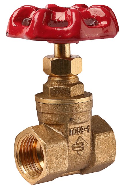 Задвижка ЗУБР клиновая латунная, 1/2"  ,  ( 51212-1/2 )