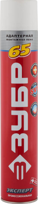 Пена "65" монтажная, адаптерная, всесезонная, 750мл, ЗУБР,  ( 41144 )