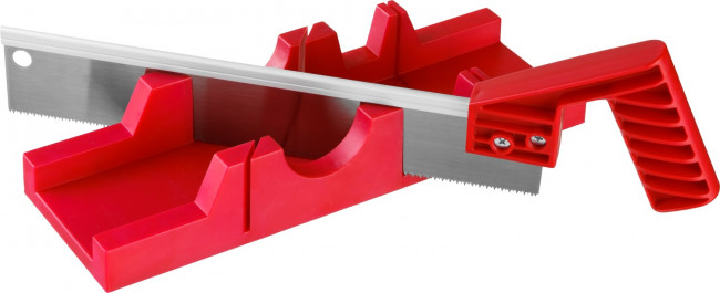 Набор ЗУБР "МАСТЕР": Стусло пластмассовое + пила для стусла, 300мм,  ( 15380-30 )