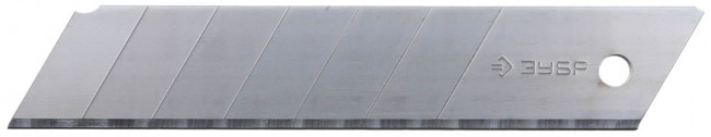 Лезвия ЗУБР "ЭКСПЕРТ" сегментированные, улучшенная инструментальная сталь У8А, в боксе, 25 мм, 5шт ,  ( 09710-25-5 )