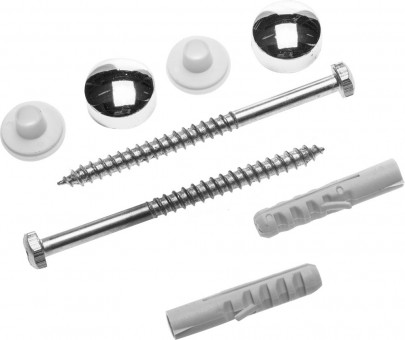 Набор для крепления унитазов, диаметр предварительного сверления - 8 мм, цвет xром, ЗУБР Профессионал,  ( 44211 ) Набор для крепления унитазов, диаметр предварительного сверления - 8 мм, цвет xром, ЗУБР Профессионал,  ( 44211 )