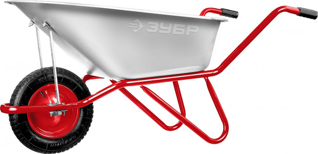 ЗУБР Т-11 тачка садово-строительная одноколесная, 90 л / 160 кг, пневматическое колесо, ( 39962 ) ЗУБР Т-11 тачка садово-строительная одноколесная, 90 л / 160 кг, пневматическое колесо, ( 39962 )