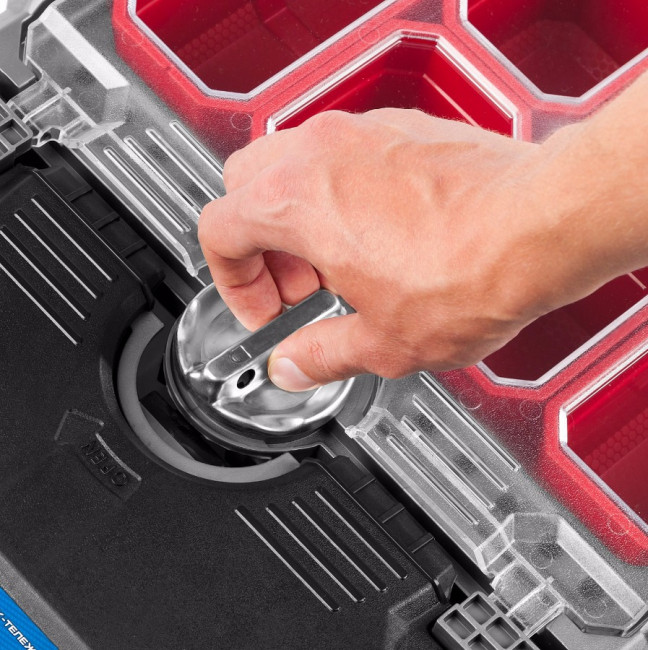 Ящик-тележка для инструмента "МЕГА БОКС" пластиковый, 24", ЗУБР Профессионал,  ( 38133-24 )