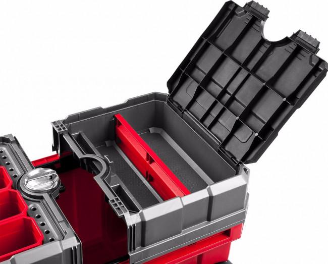 Ящик-тележка для инструмента "МЕГА БОКС" пластиковый, 24", ЗУБР Профессионал,  ( 38133-24 )