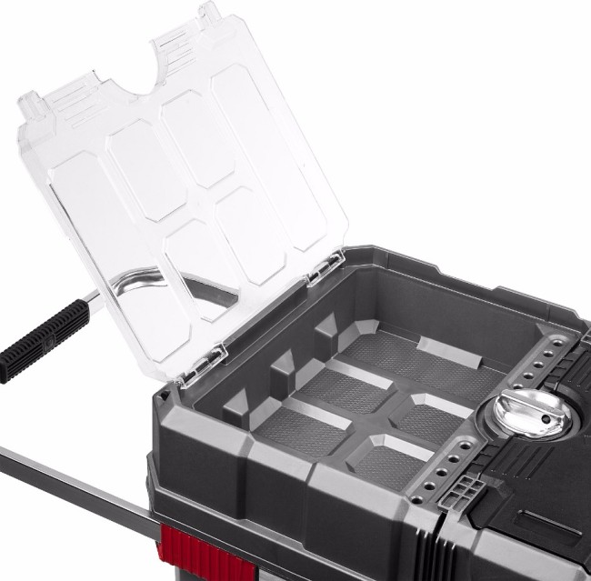 Ящик-тележка для инструмента "МЕГА БОКС" пластиковый, 24", ЗУБР Профессионал,  ( 38133-24 )