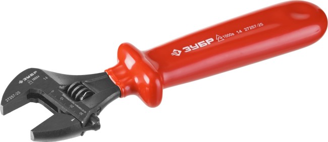 Ключ разводной ЭЛЕКТРИК, до ~1000В, 250 / 30 мм, ЗУБР,  ( 27257-25_z01 )