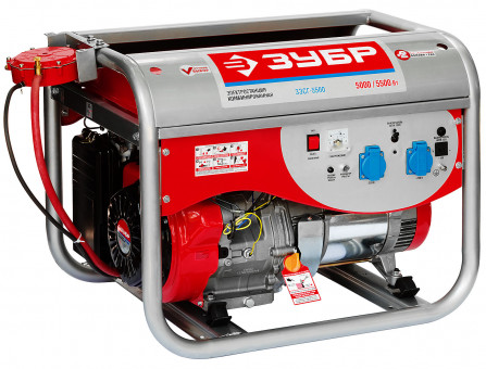Генератор гибридный (бензин / газ), 5500 Вт, ЗУБР,  ( ЗЭСГ-5500 ) Генератор гибридный (бензин / газ), 5500 Вт, ЗУБР,  ( ЗЭСГ-5500 )