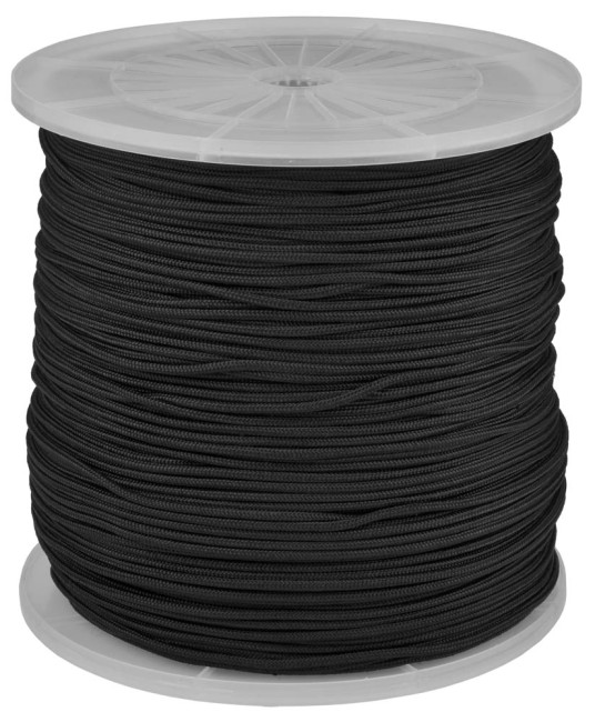 Шнур ЗУБР полиамидный, плетеный, повышенной нагрузки, с сердечником, черный, d 5, катушка 700м,  ( 50311-05-700 )