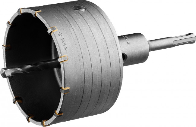 Коронка по бетону ЗУБР "ПРОФЕССИОНАЛ" с державкой SDS-Max, 100 мм,  ( 2918-100 )