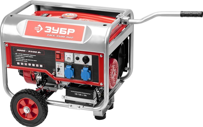 Набор колес + рукоятка, для генераторов мощностью до 3500 Вт, ЗУБР,  ( ЗЭСБ-РК-1 )