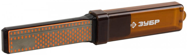 Брусок ЗУБР с алмазным напылением правочный двухсторонний, в пенале, P 325/600, 100мм,  ( 33395-100 )