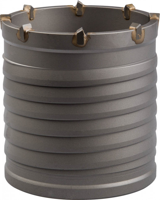 Коронка ЗУБР буровая, конусная посадка, без оснастки, d=80мм, L=100мм,  ( 29300-80 )