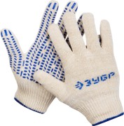 Перчатки ЗУБР трикотажные, 12 класс, х/б, с защитой от скольжения, L-XL, ( 11451-XL ) Перчатки ЗУБР трикотажные, 12 класс, х/б, с защитой от скольжения, L-XL, ( 11451-XL )