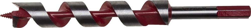 Сверло по дереву, спираль Левиса, HEX хвостовик, ЗУБР Мастер 2947-235-25, d=25х235мм,  ( 2947-235-25 )