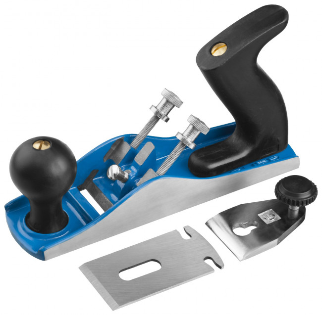 Рубанок ЗУБР "ЭКСПЕРТ" металлический, литой, с регулируемым лезвием 45мм, модель "3 Классик", 210х55мм,  ( 18500 )