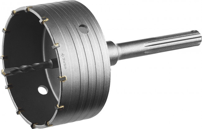 Коронка по бетону ЗУБР "ПРОФЕССИОНАЛ" с державкой SDS-Max, 125 мм,  ( 2918-125 )