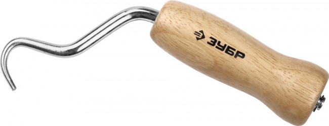 Скручиватель ЗУБР "МАСТЕР" проволоки, крюк из нержавеющей стали, буковая рукоятка,  ( 23807 )