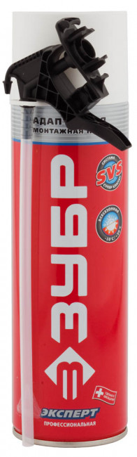 STD пена монтажная, адаптерная, всесезонная, 500мл, SVS, ЗУБР,  ( 41140_z01 )