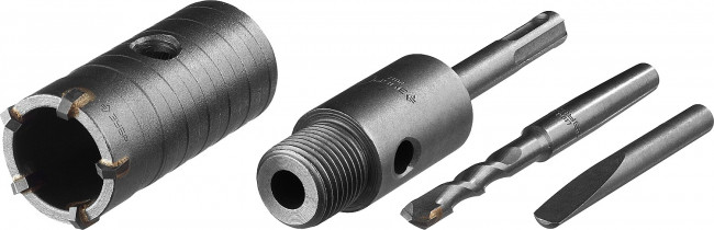 Коронка по бетону ЗУБР "ПРОФЕССИОНАЛ" с державкой SDS-Plus, 35 мм,  ( 2918-35 )