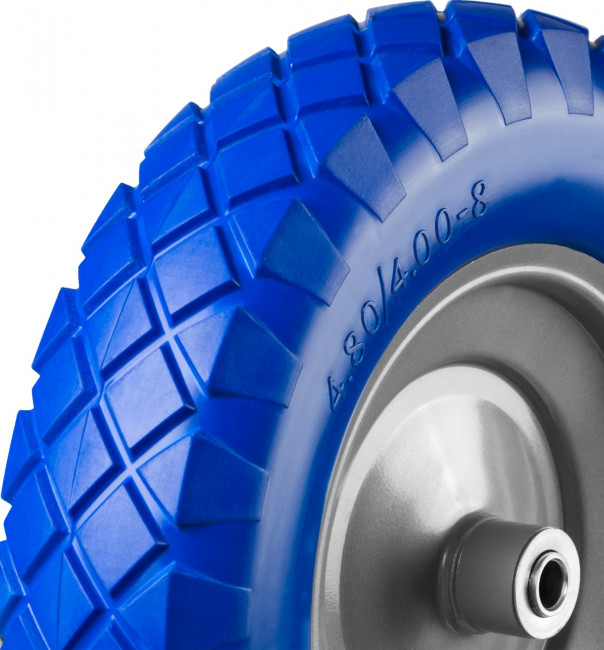 Колесо ЗУБР "ПРОФЕССИОНАЛ" полиуретановое, 380мм, посадочный размер 16мм,  ( 39912-2 )