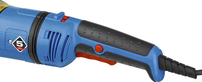 Углошлифов. машина (болгарка), ЗУБР Профессионал УШМ-П125-1400 ЭПСТ, удлин. рукоятка, конст. электрон., плав. пуск, 125мм, 3000-9500 об/мин, 1400 Вт,  ( УШМ-П125-1400 ЭПСТ )