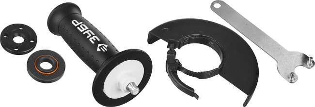 Углошлифов. машина (болгарка), ЗУБР Профессионал УШМ-П125-1400 ЭПСТ, удлин. рукоятка, конст. электрон., плав. пуск, 125мм, 3000-9500 об/мин, 1400 Вт,  ( УШМ-П125-1400 ЭПСТ )