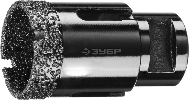 Коронка алмазная универсальная, технология ВВС, d=35 мм, посадка М14, ЗУБР Профессионал 29865-35,  ( 29865-35 )