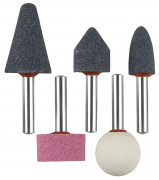 Набор ЗУБР "МАСТЕР": Абразивные минишарошки-насадки для  дрели, хвостовик d 6мм, 5 предм.,  ( 35994-H5 )