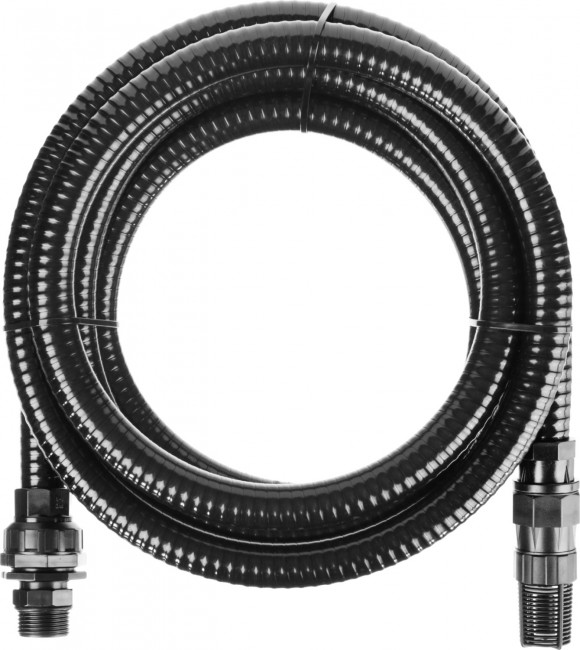 ЗУБР Шланг всасывающий, с фильтром и обратным клапаном, 1", 4м,  ( 40317-1-4 )