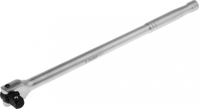 Вороток ЗУБР "МАСТЕР" перекидной для торцовых головок (1/2"), Cr-V, хроматированное покрытие, 380мм,  ( 27737-1/2 ) Вороток ЗУБР "МАСТЕР" перекидной для торцовых головок (1/2"), Cr-V, хроматированное покрытие, 380мм,  ( 27737-1/2 )