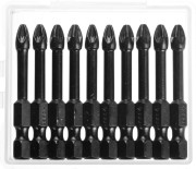 Биты ЗУБР "ПРОФИ" Pozidrive, тип хвостовика E 1/4", PZ2, 50мм, 10шт, в пластиковом боксе, на карточке , ( 26023-2-50-S10 ) Биты ЗУБР "ПРОФИ" Pozidrive, тип хвостовика E 1/4", PZ2, 50мм, 10шт, в пластиковом боксе, на карточке , ( 26023-2-50-S10 )