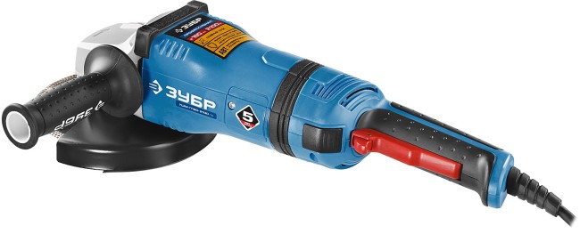 Углошлифовальная машина (болгарка), ЗУБР Профессионал УШМ-П180-2100 ПВ, плавный пуск, антивибрационная защита, 180 мм, 8000 об/мин, 2100Вт,  ( УШМ-П180-2100 ПВ )