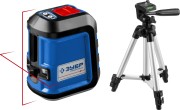 ЗУБР  КРЕСТ-15, нивелир лазерный , суперкомпакт,  15м, точн. +/-0,3 мм/м, штатив, чехол,  ( 34902-3_z01 )