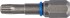 Биты ЗУБР "ЭКСПЕРТ" торсионные кованые, обточенные, хромомолибденовая сталь, тип хвостовика C 1/4", T10, 25мм, 2шт  ,  ( 26015-10-25-2 )
