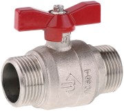 Кран ЗУБР шаровой 1" полнопроходной "папа-папа", бабочка, никелированная латунь, ( 51355-N-1 ) Кран ЗУБР шаровой 1" полнопроходной "папа-папа", бабочка, никелированная латунь, ( 51355-N-1 )