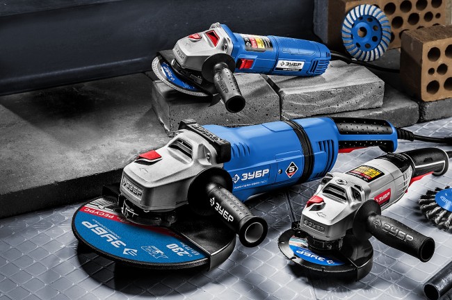 ЗУБР УШМ 125 мм, 1400 Вт, серия Профессионал. ( УШМ-П125-1400 ПСТ )