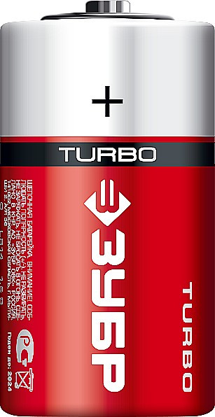 Щелочная батарейка 1.5 В, тип С, 2 шт, ЗУБР Turbo ( 59215-2C_z01 ) Щелочная батарейка 1.5 В, тип С, 2 шт, ЗУБР Turbo ( 59215-2C_z01 )