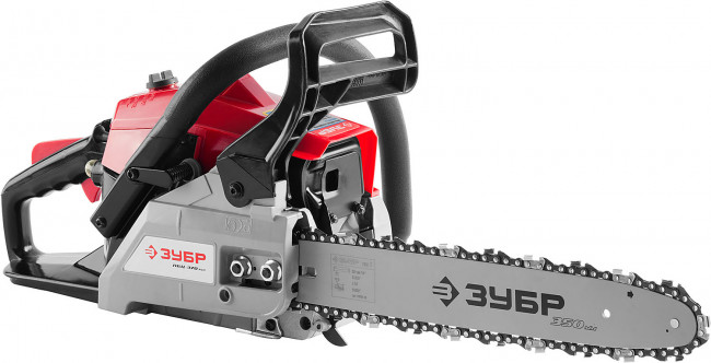 Пила цепная бензиновая, ЗУБР Профессионал ПБЦ-370 35П, хромир. цилиндр, праймер, 37 см3 (1,2 кВт), шина 35 см, 10800 об/мин,  ( ПБЦ-370 35П )