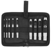 Набор ЗУБР Пробойники для кожи "МАСТЕР", 2-13мм, 9шт, ( 22949-H9 ) Набор ЗУБР Пробойники для кожи "МАСТЕР", 2-13мм, 9шт, ( 22949-H9 )