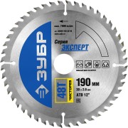 Диск пильный "Чистый рез" по дереву, усиленный, 190х30мм, 48Т, ЗУБР, ( 36905-190-30-48 ) Диск пильный "Чистый рез" по дереву, усиленный, 190х30мм, 48Т, ЗУБР, ( 36905-190-30-48 )