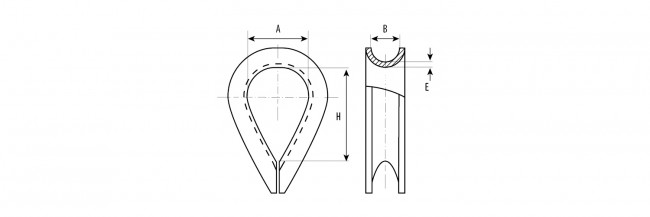 Коуш DIN 6899, 2мм, 125 шт, оцинкованный, ЗУБР,  ( 4-304495-02 )