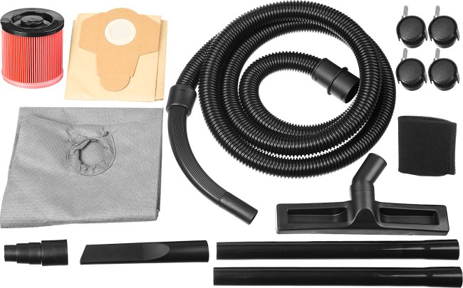 Пылесос строительный, ЗУБР ПУ-20-1400 М3, модель М3-20, 20 л, 1400 Вт, сухая и влажная уборка, корпус из нержавеющей стали, розетка до 2000Вт,  ( ПУ-20-1400 М3 )