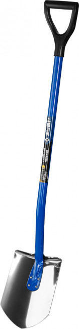 Лопата "Артель-НС" штыковая из нержавеющей стали, эргономичный стальной черенок, с рукояткой, ЗУБР Профессионал ( 4-39406_z02 ) Лопата "Артель-НС" штыковая из нержавеющей стали, эргономичный стальной черенок, с рукояткой, ЗУБР Профессионал ( 4-39406_z02 )