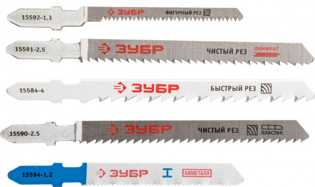 Набор ЗУБР "ЭКСПЕРТ" Полотна для эл/лобзика, по дереву и металлу, EU-хвостовик, пластик. бокс, 5шт , ( 15580-H5 ) Набор ЗУБР "ЭКСПЕРТ" Полотна для эл/лобзика, по дереву и металлу, EU-хвостовик, пластик. бокс, 5шт , ( 15580-H5 )