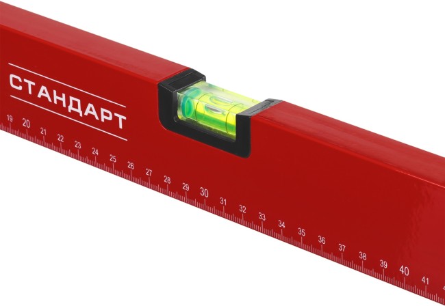 Уровень ЗУБР "СТАНДАРТ" коробчатый, 2 противоударные ампулы, 100см,  ( 34588-100 )