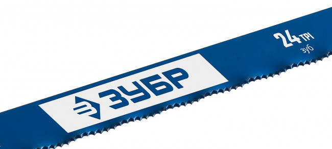 ЗУБР БИМЕТАЛЛ-24 Биметаллическое полотно по металлу  10 шт  24 TPI на карточке ( 15855-24-10_z01 )